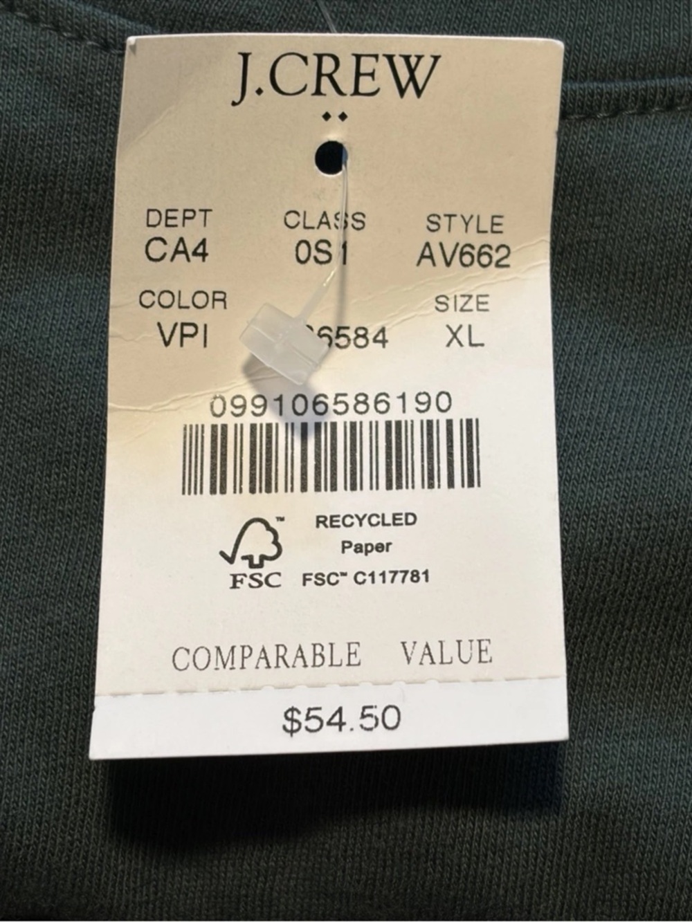 J. Crew Forest Green T-Shirt Midi Dress - Picture 6 of 10